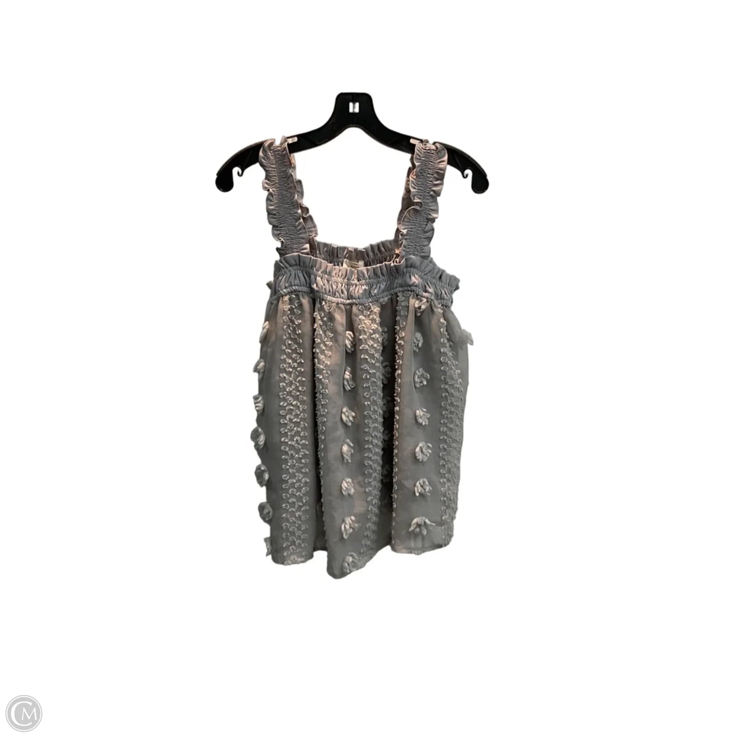 Top Sleeveless By Entro In Grey, Size: M