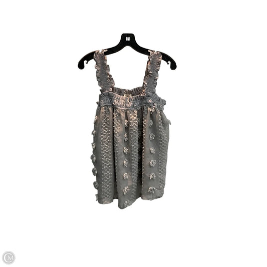 Top Sleeveless By Entro In Grey, Size: M