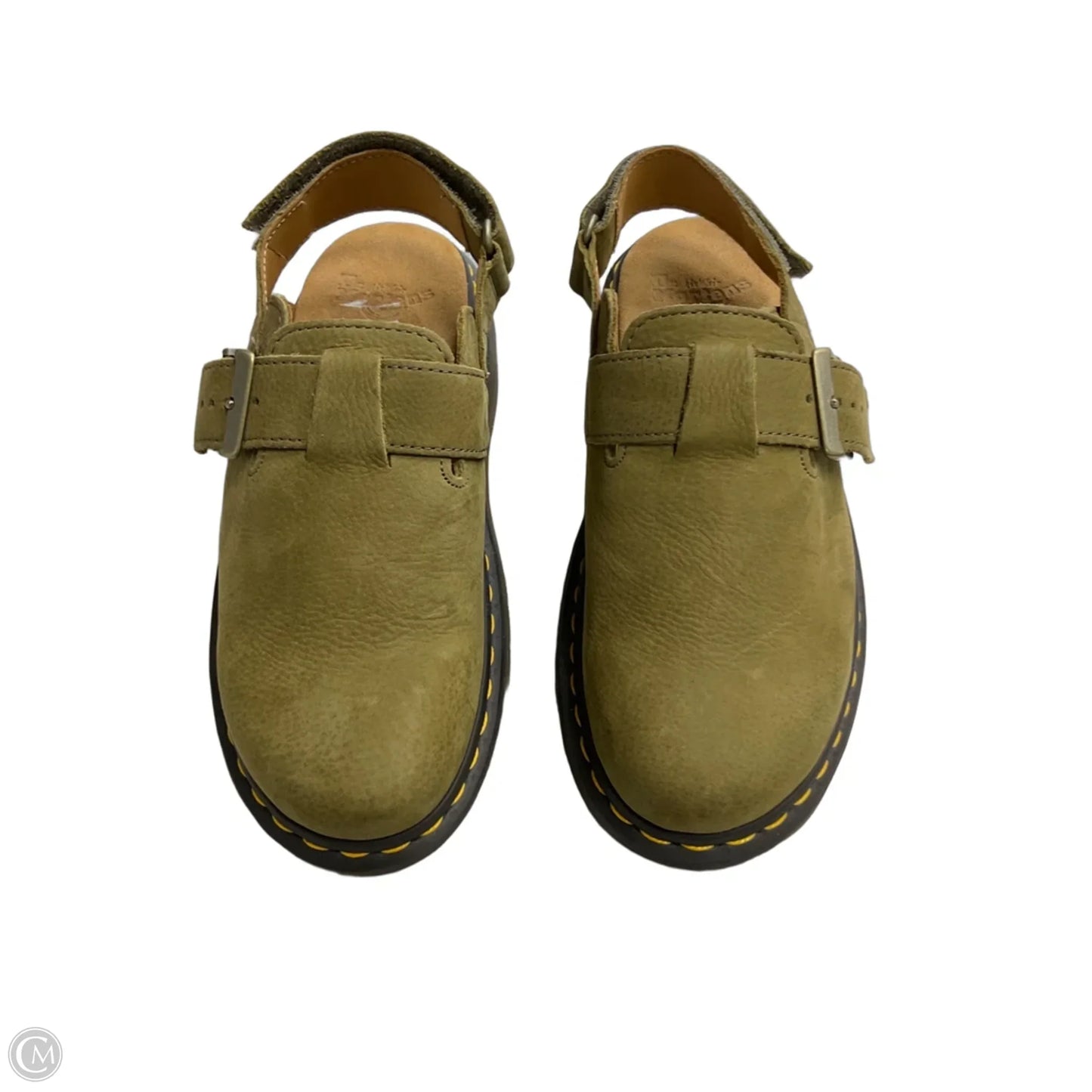 Shoes Flats By Dr Martens In Green, Size: 7