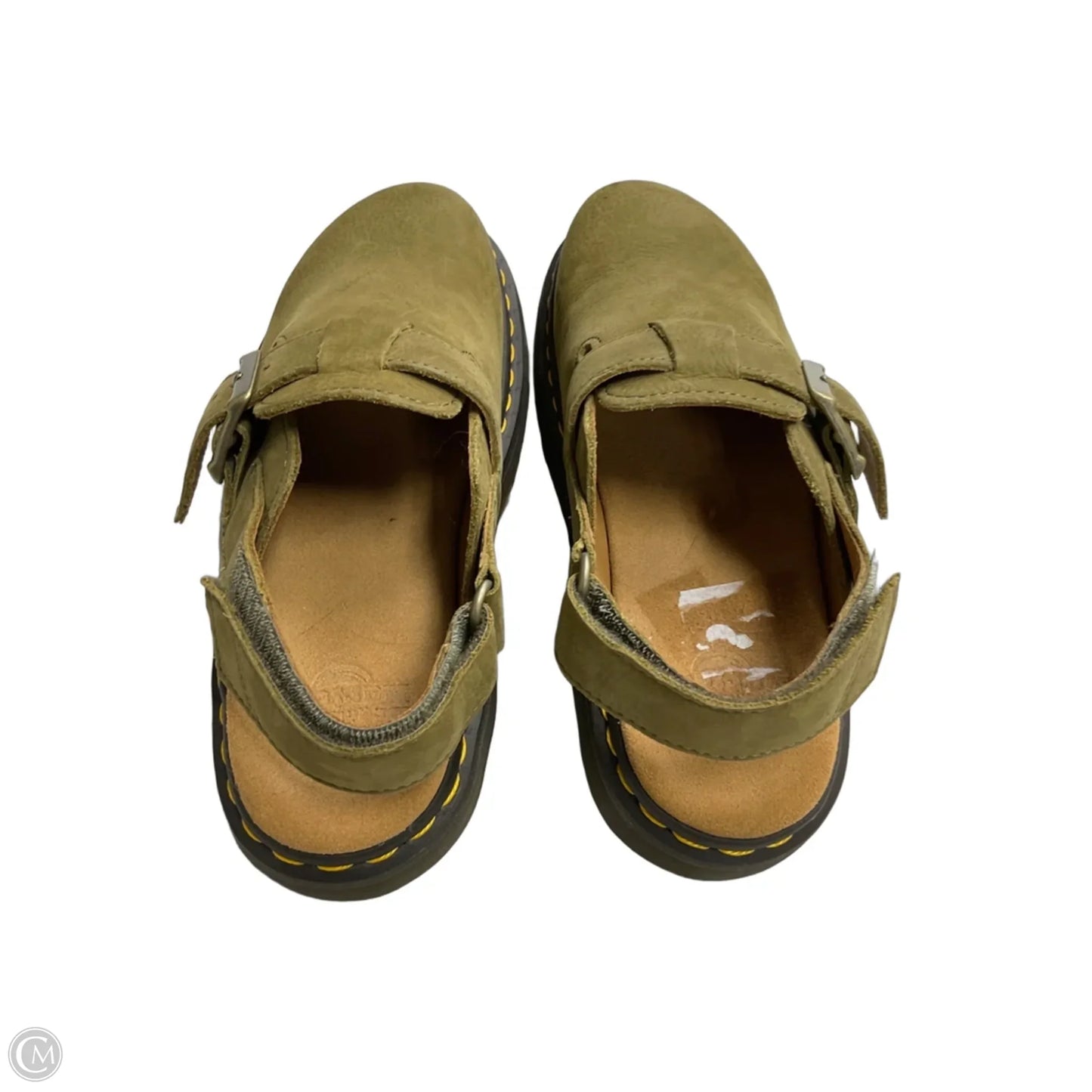 Shoes Flats By Dr Martens In Green, Size: 7