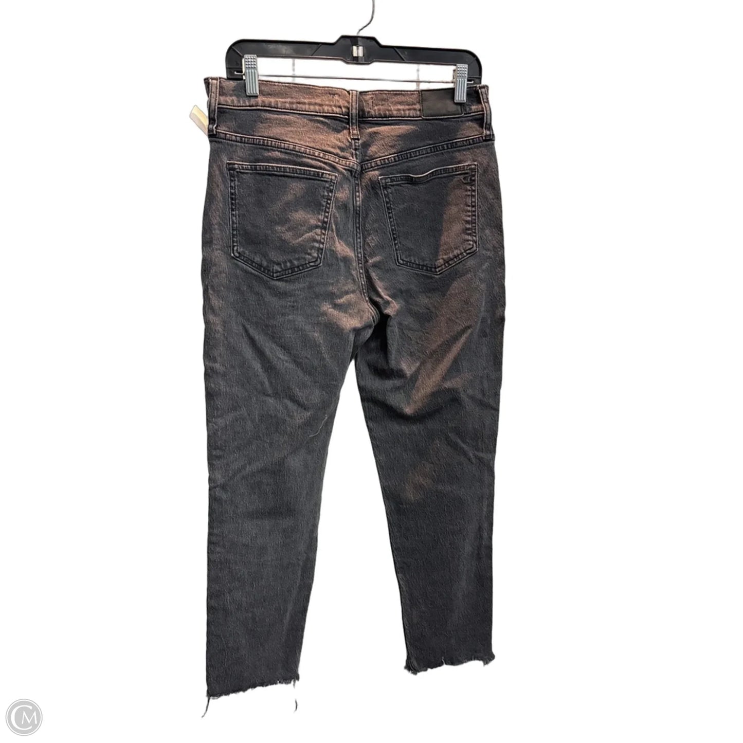 Jeans Straight By Madewell In Black, Size: 8