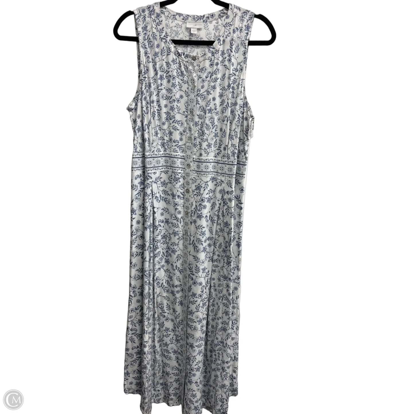 Dress Casual Maxi By J. Jill In Floral Print, Size: M