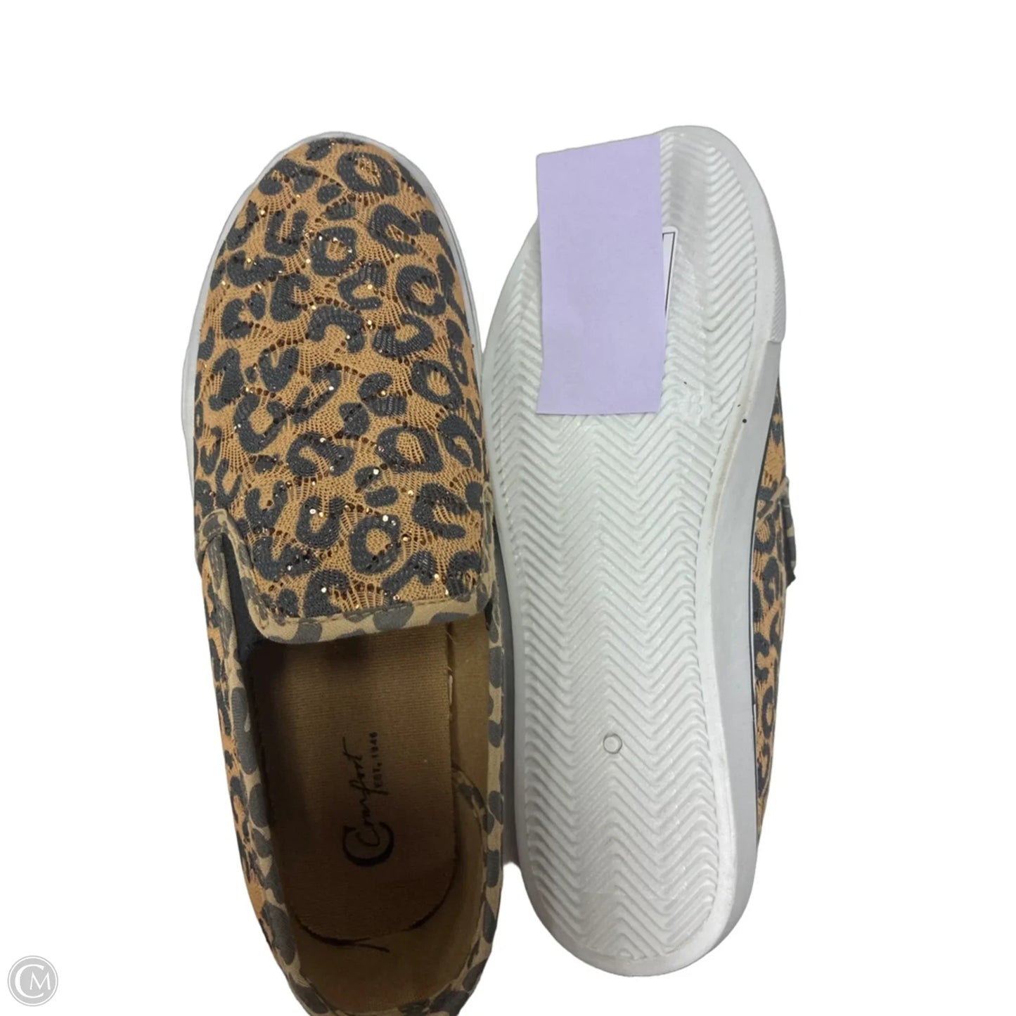 Shoes Flats By Cato In Animal Print, Size: 8