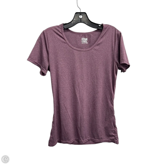 Athletic Top Short Sleeve By 32 Degrees In Purple, Size: M