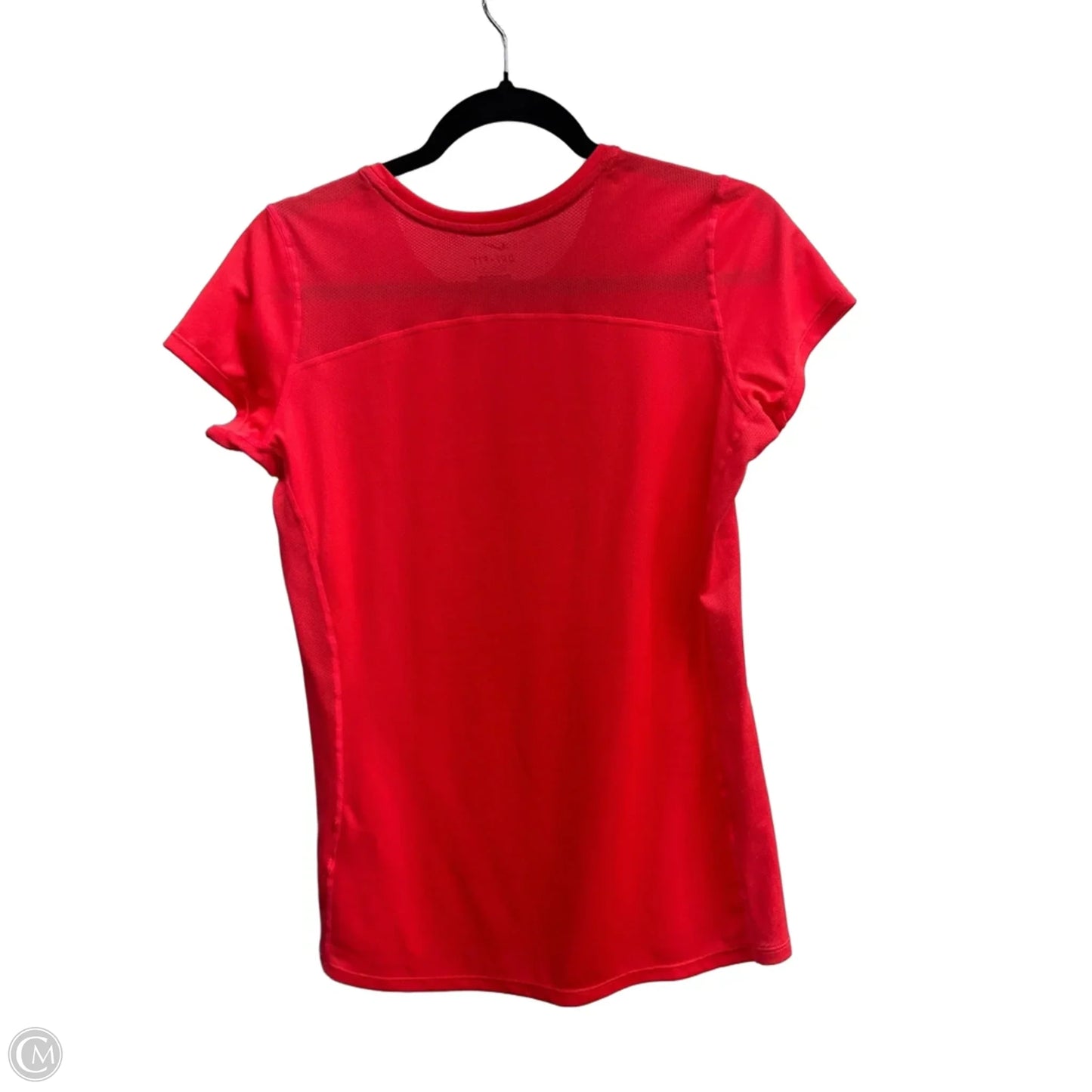 Athletic Top Short Sleeve By Nike Apparel In Pink, Size: M