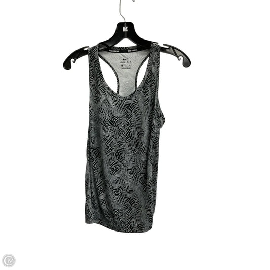 Athletic Tank Top By Nike Apparel In Black, Size: S