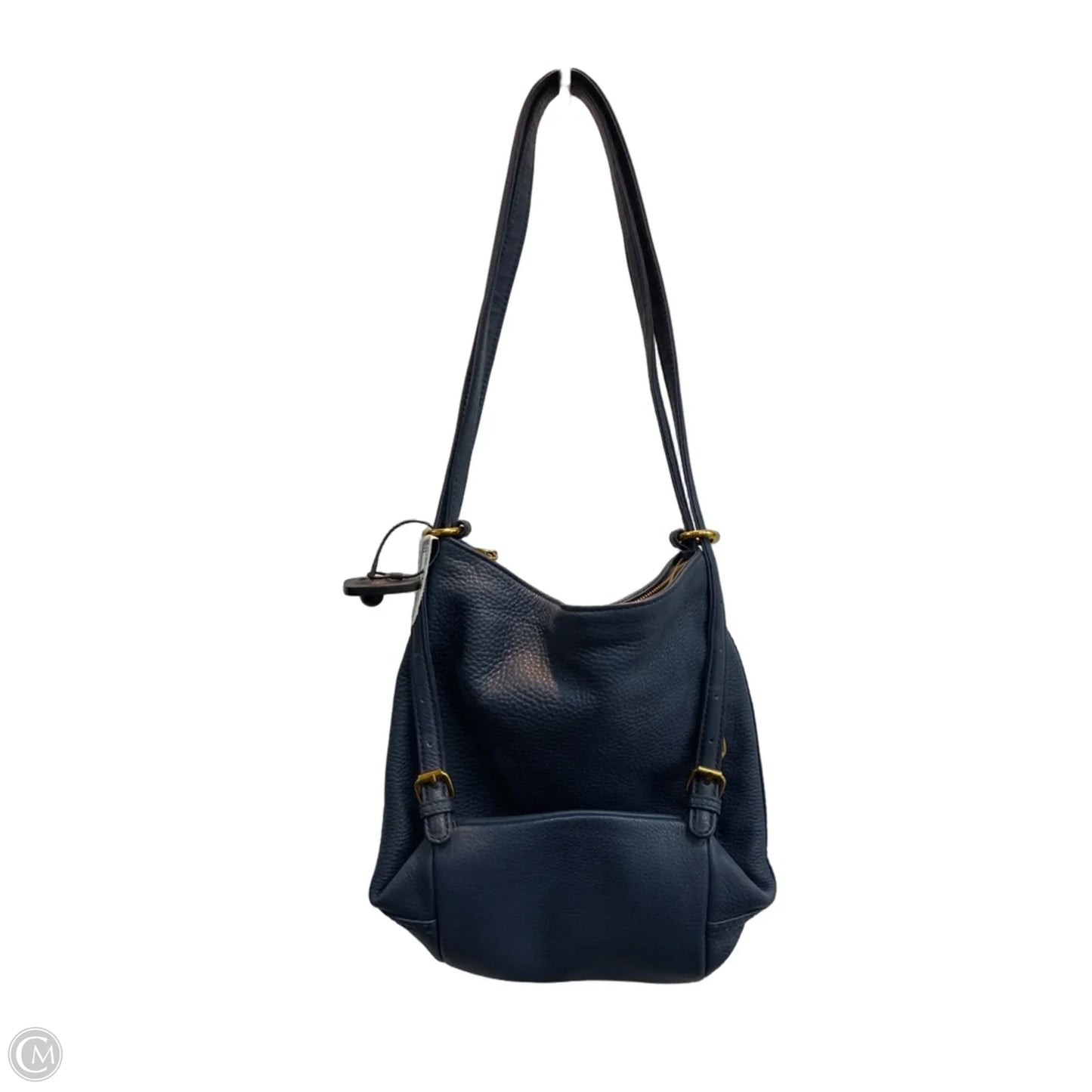Handbag Leather By Hobo Intl, Size: Medium