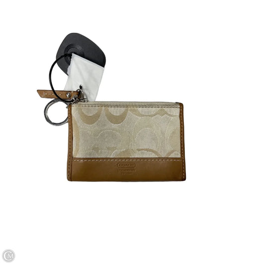 Coin Purse Designer By Coach, Size: Small