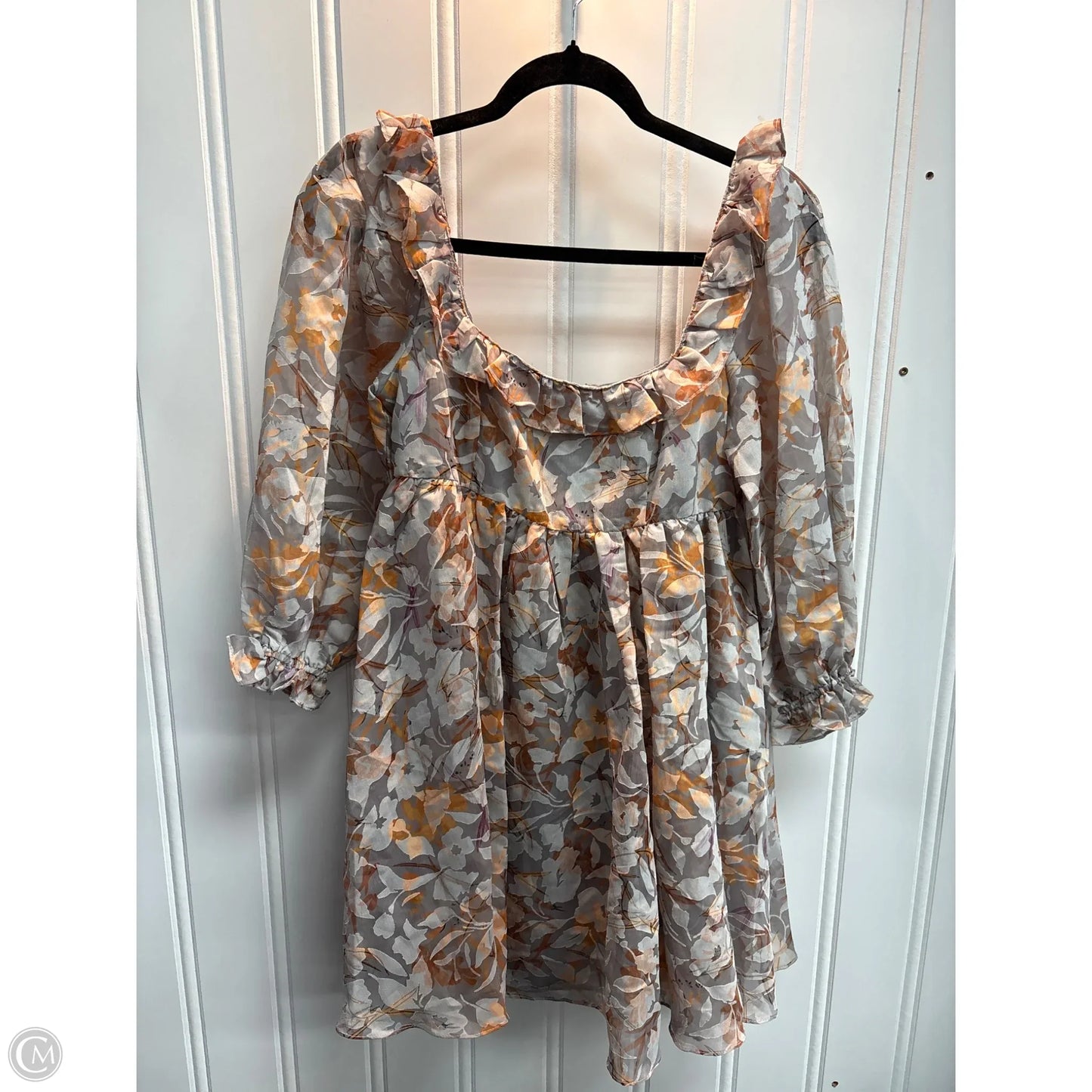 Dress Party Short By Storia In Floral Print, Size: S