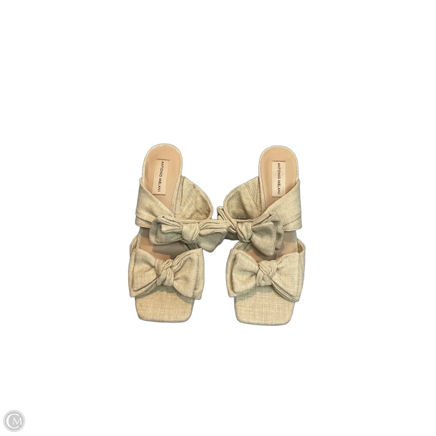 Sandals Heels Kitten By Antonio Melani In Beige, Size: 8.5