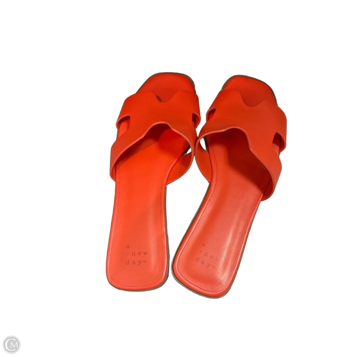 Sandals Flats By A New Day In Orange, Size: 7.5