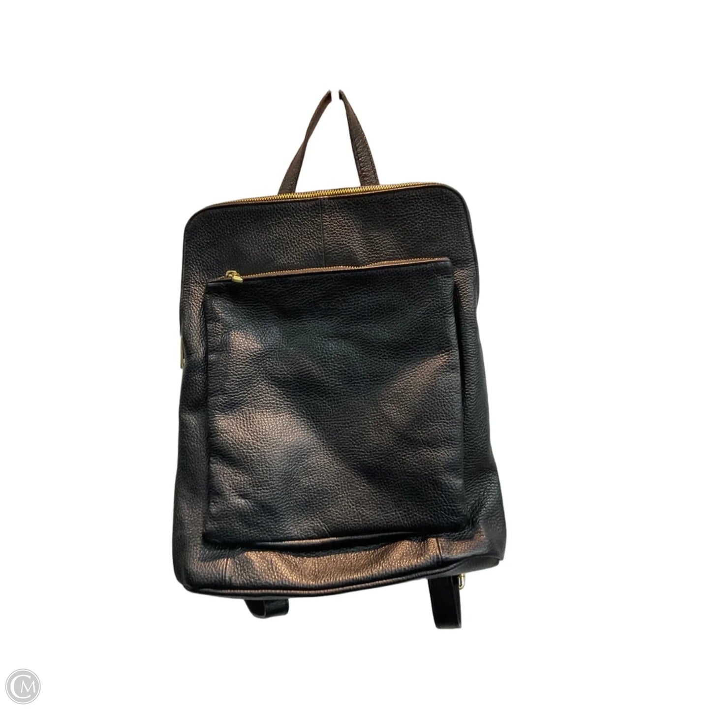 Backpack Leather By Clothes Mentor, Size: Medium