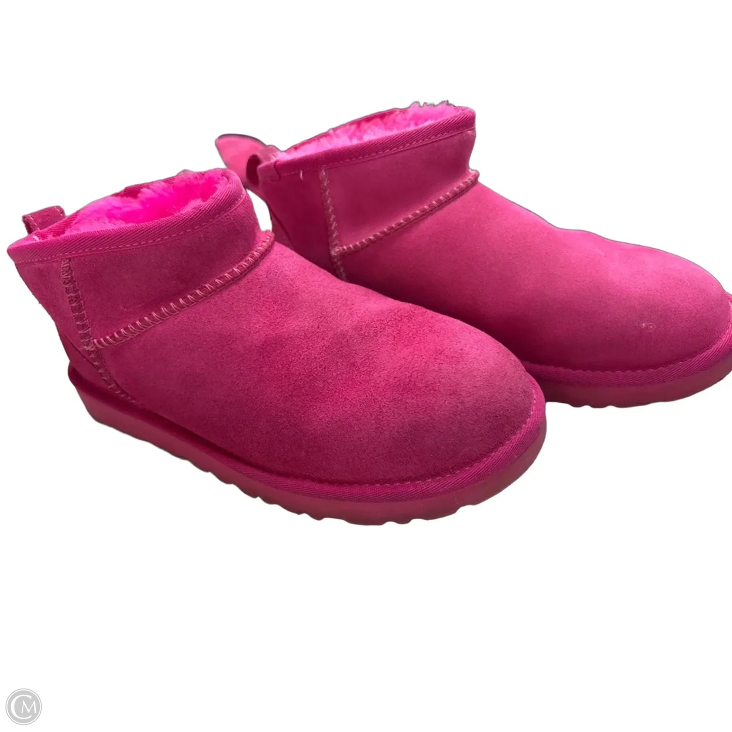 Boots Designer By Ugg In Pink, Size: 8