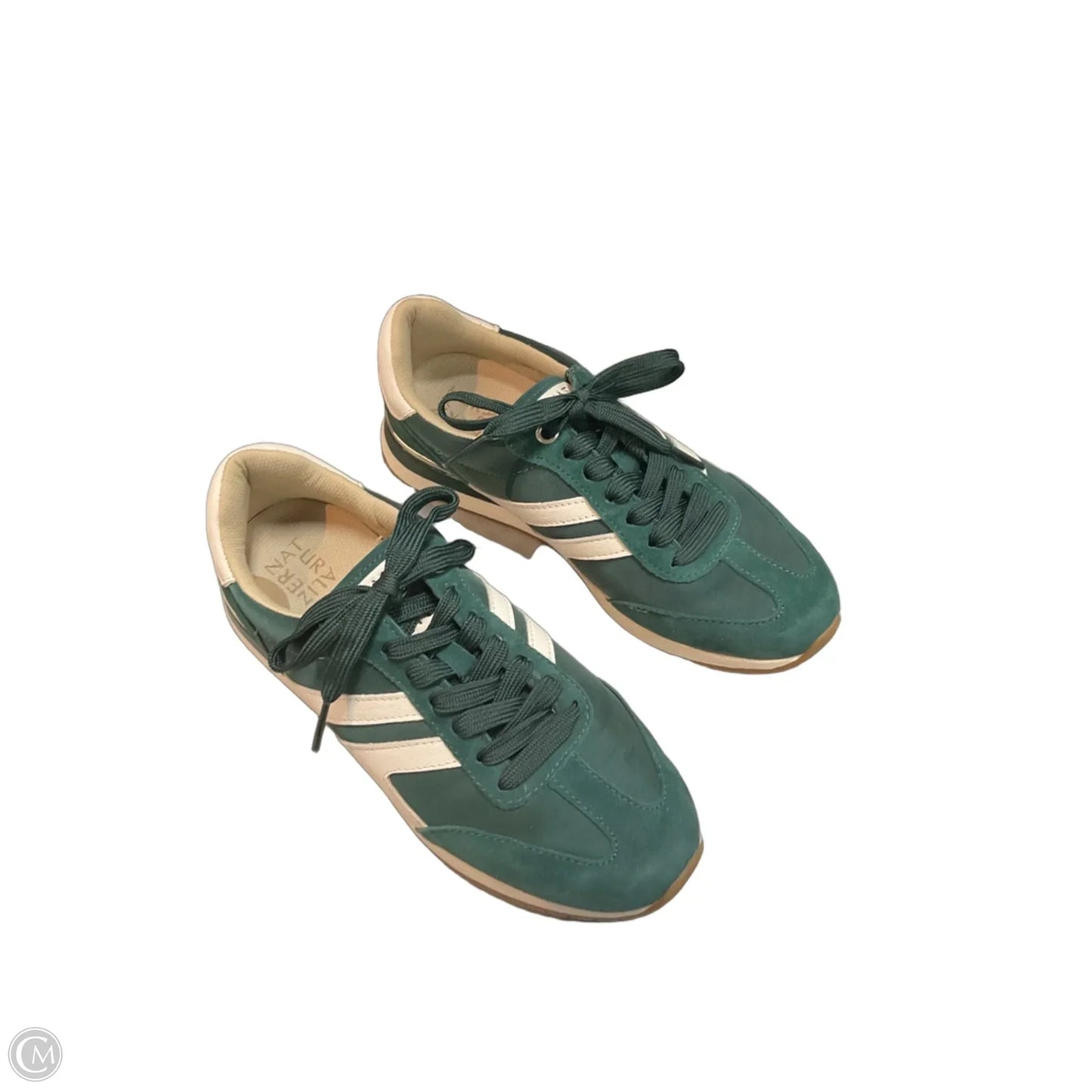 Shoes Sneakers By Naturalizer In Green & White, Size: 5.5