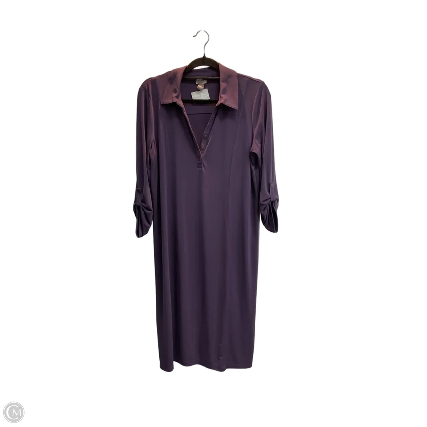 Dress Casual Maxi By Chicos In Purple, Size: M