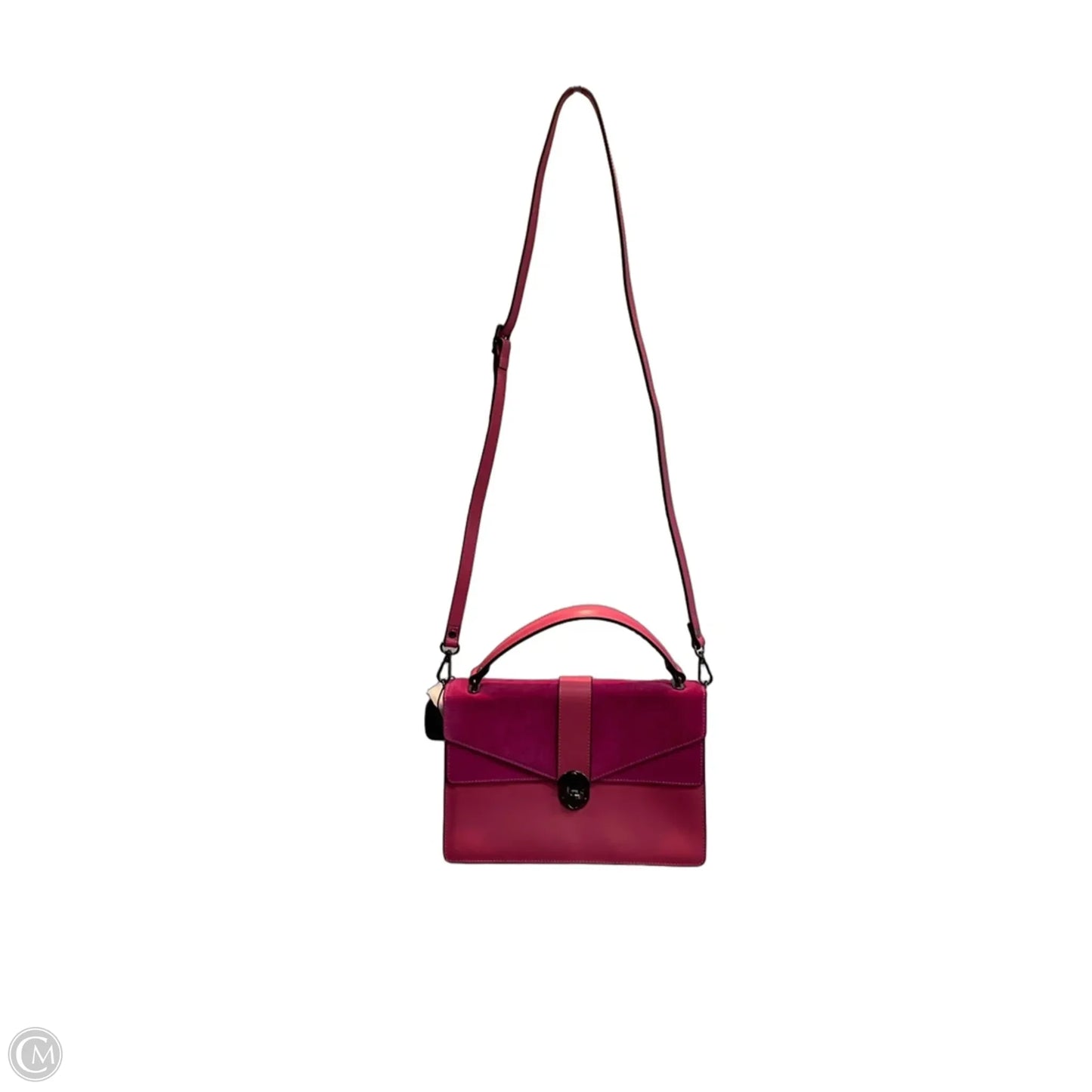 Crossbody Leather By Clothes Mentor, Size: Medium