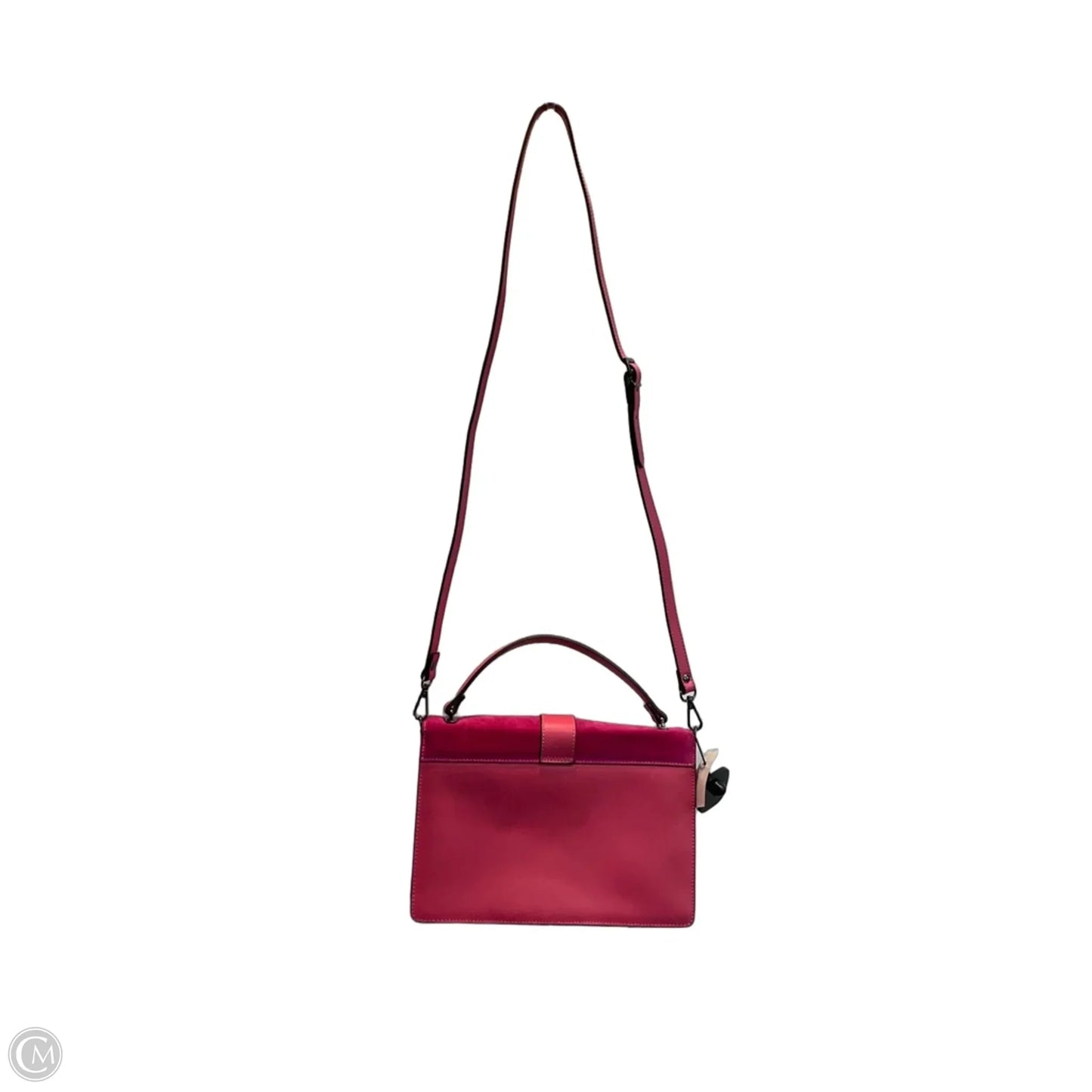 Crossbody Leather By Clothes Mentor, Size: Medium