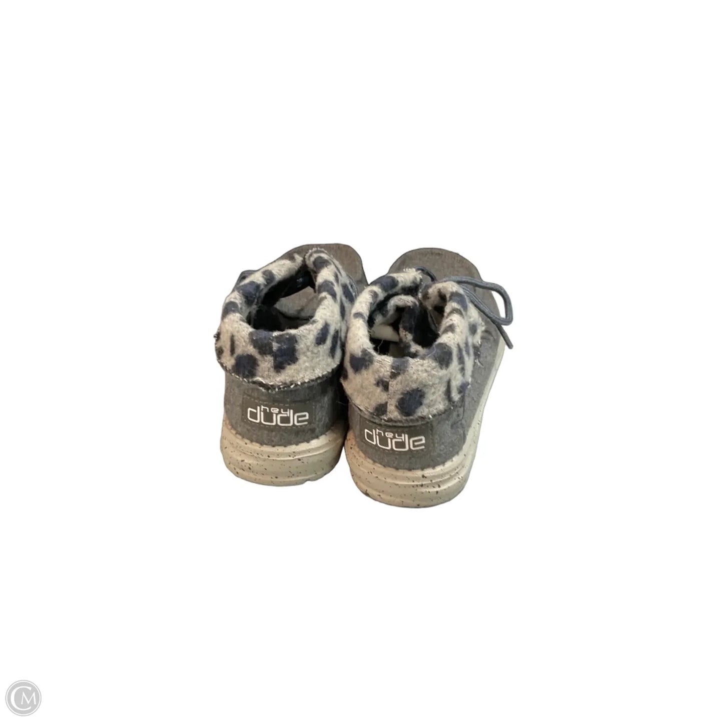 Shoes Flats By Hey Dude In Grey, Size: 8
