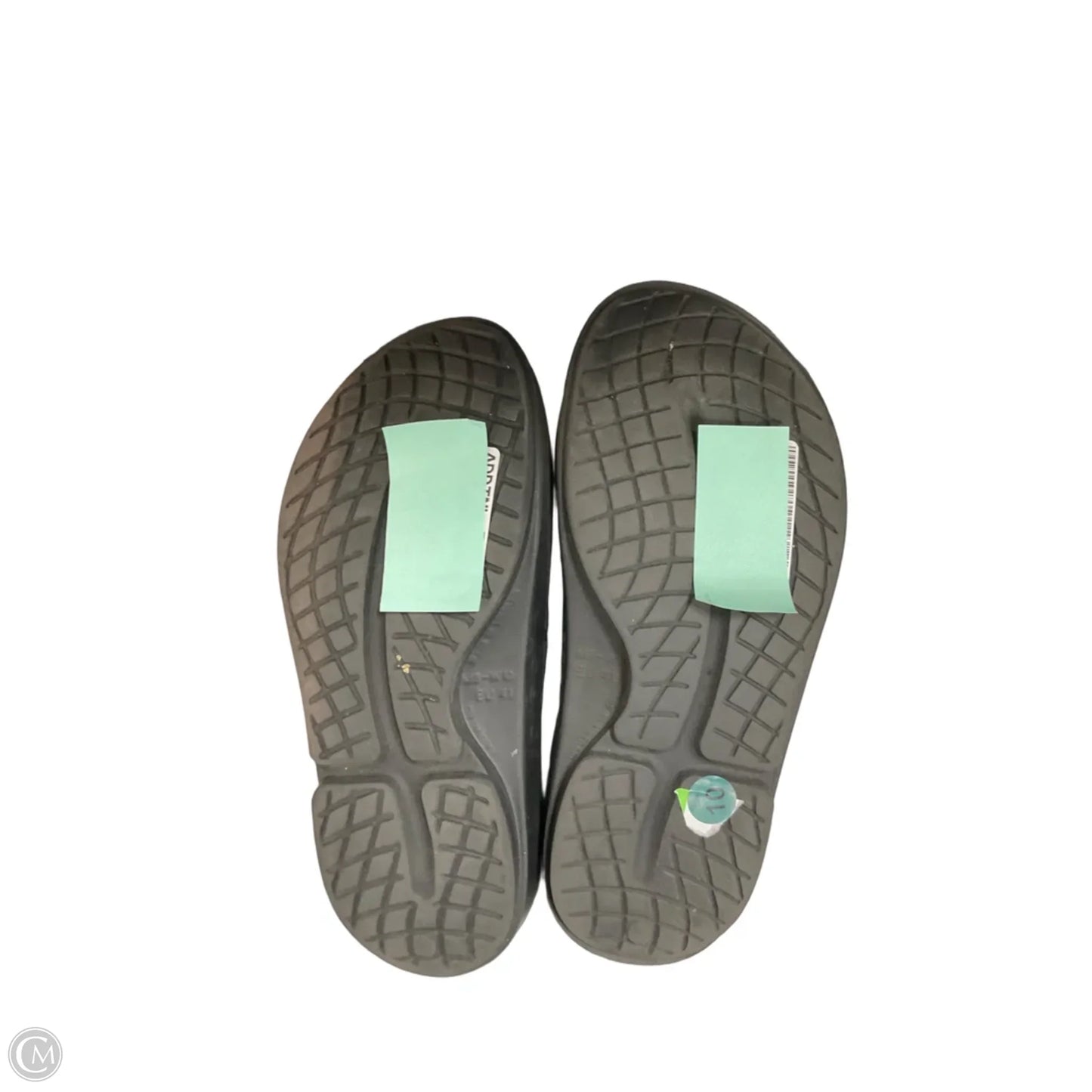 Sandals Sport By Oofos In Black, Size: 10