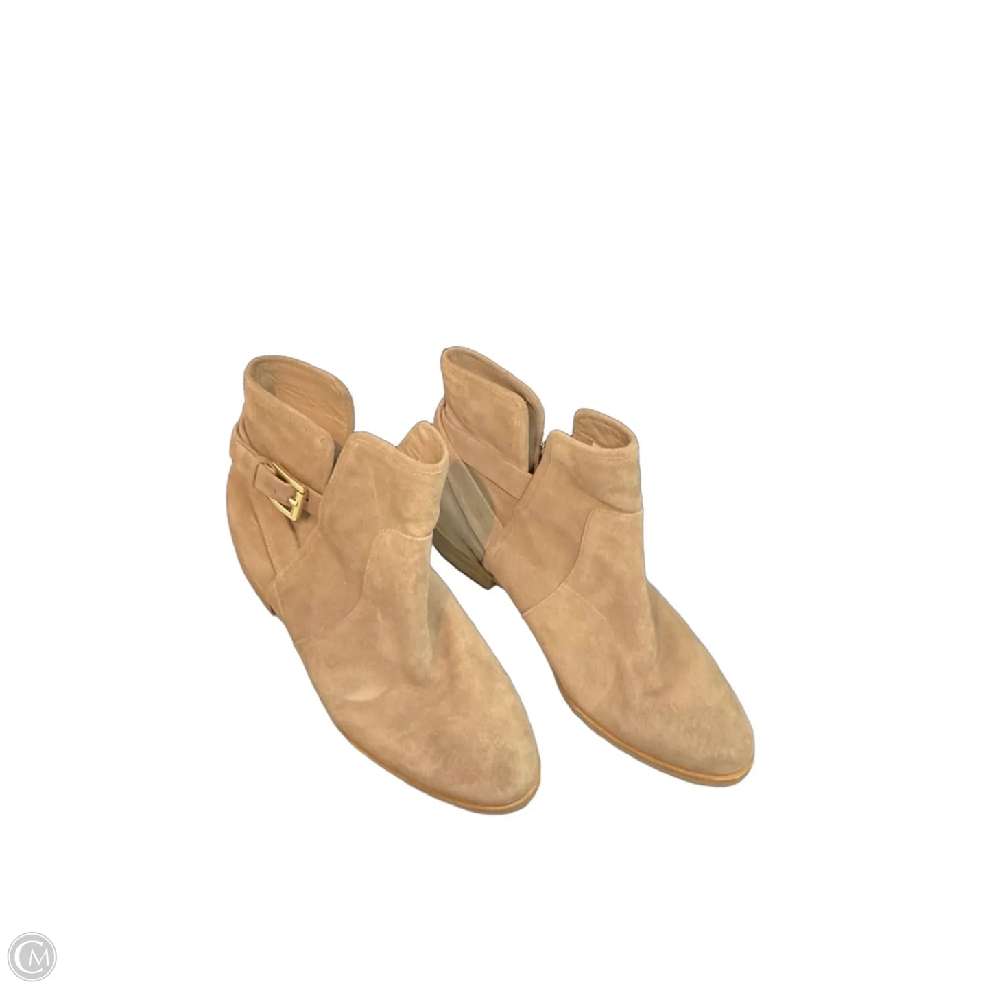 Boots Ankle Flats By Michael By Michael Kors In Taupe, Size: 9