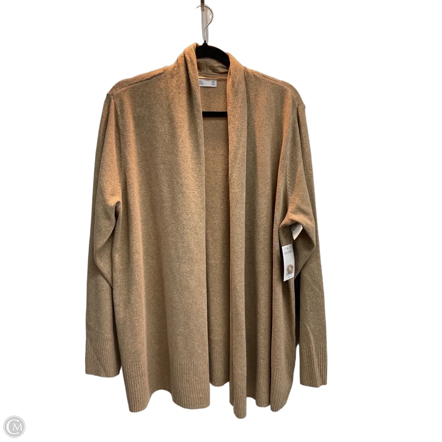 Cardigan By Croft And Barrow In Brown, Size: Xxl