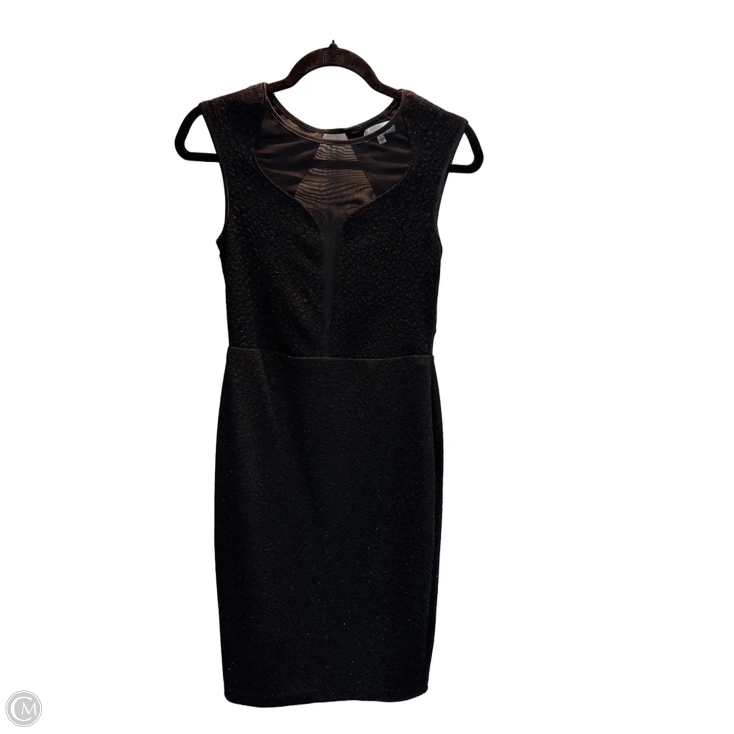 Dress Party Midi By Clothes Mentor In Black, Size: L