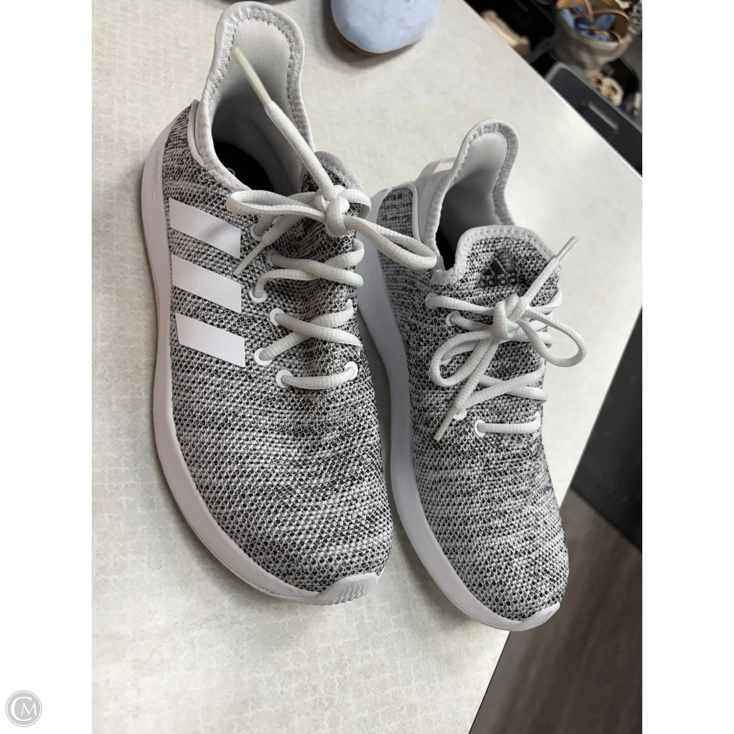 Shoes Athletic By Adidas In Black & White, Size: 8