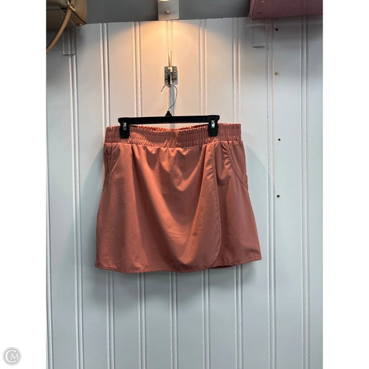 Athletic Skort By Avalanche In Pink, Size: L