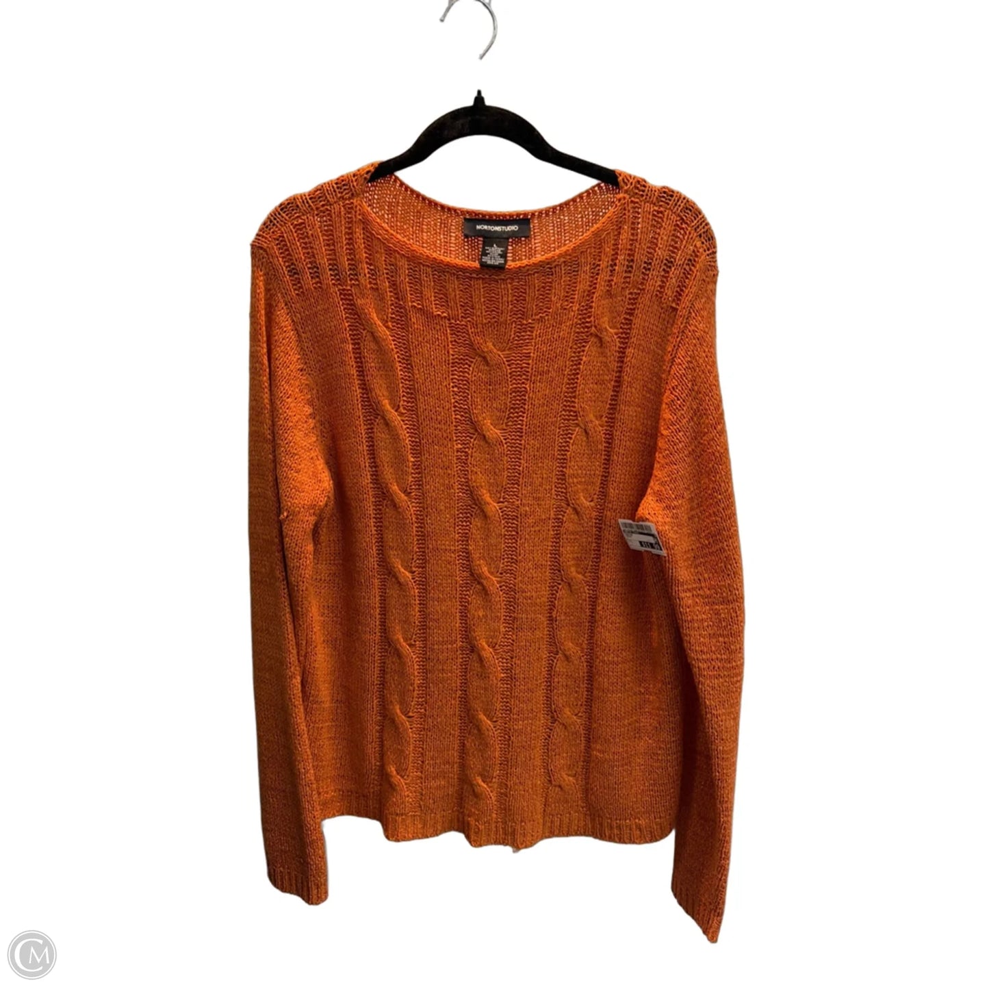 Sweater By Norton Studio In Orange, Size: L