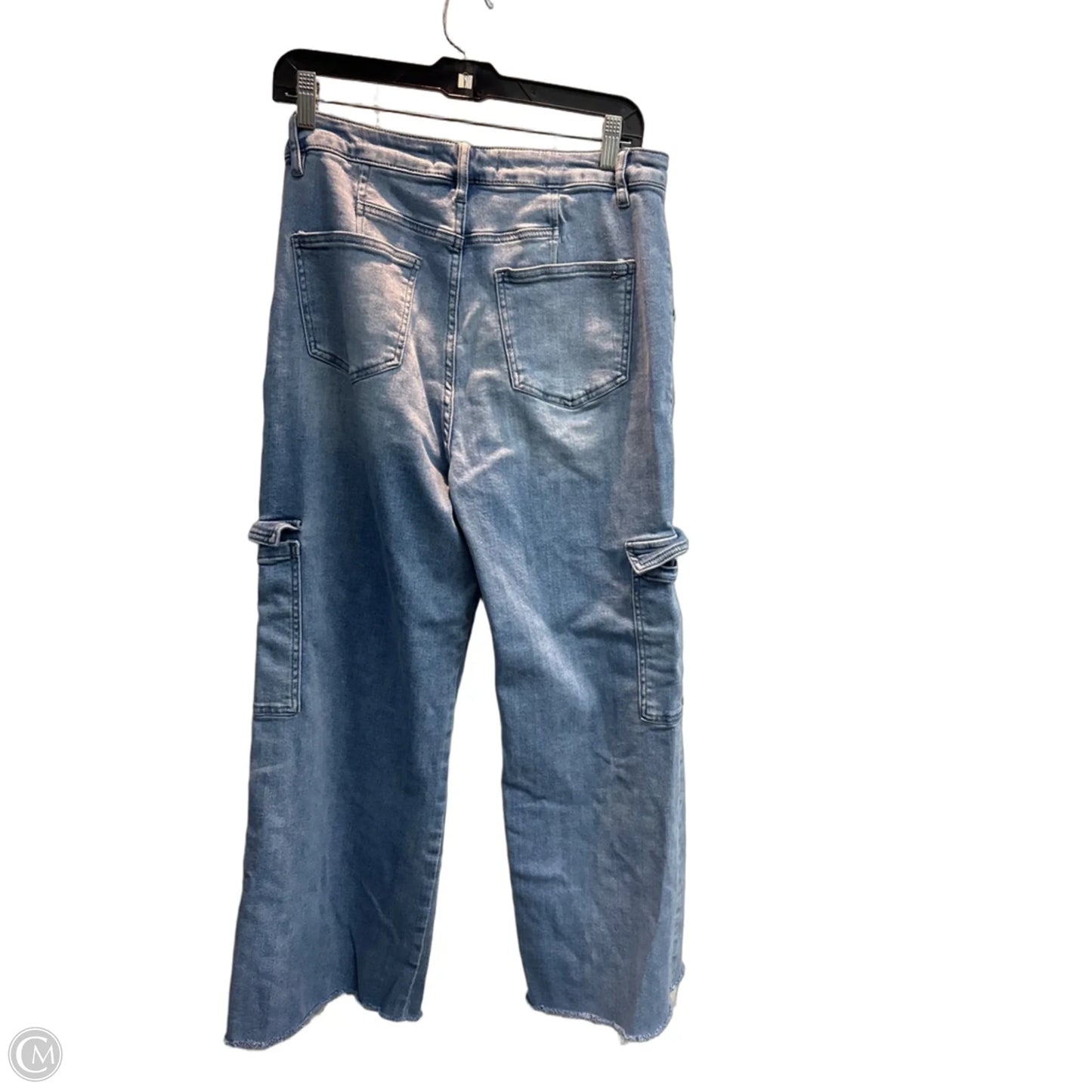 Jeans Wide Leg By Mica In Blue, Size: 10