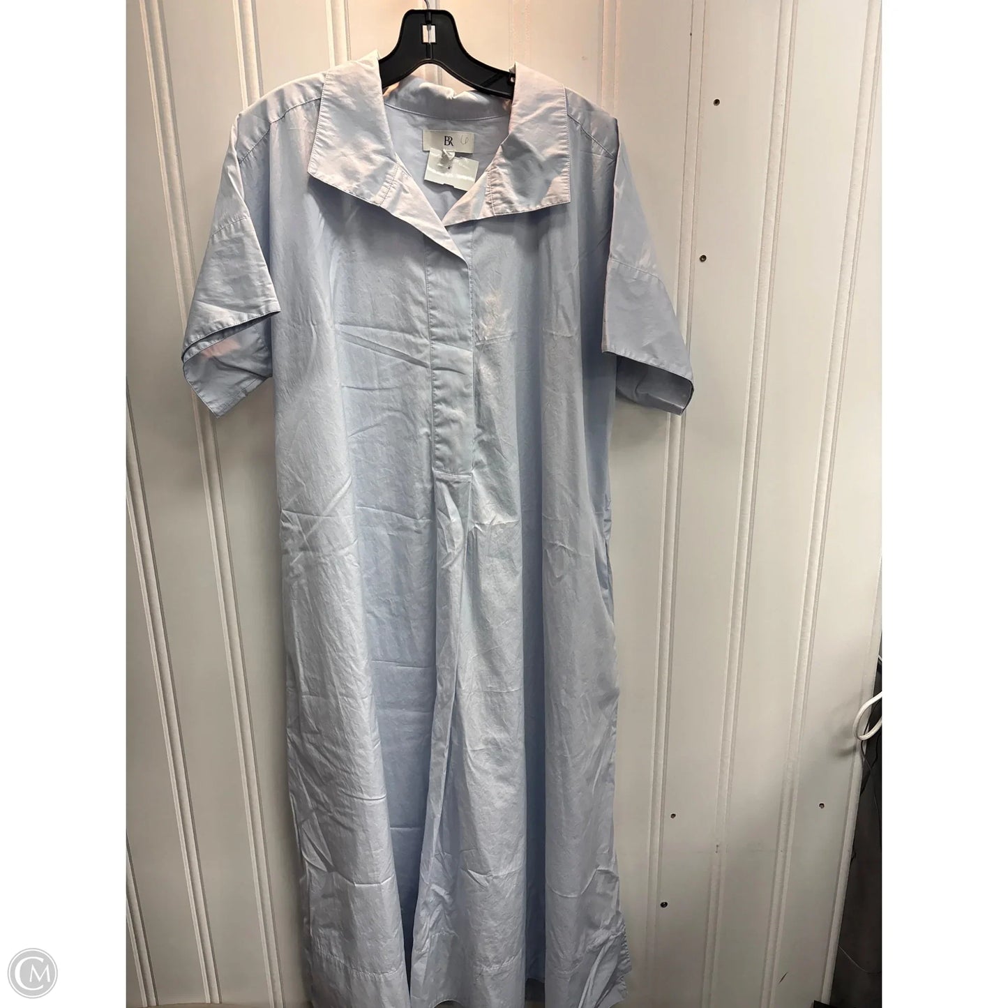 Dress Casual Maxi By Banana Republic In Blue, Size: Xl
