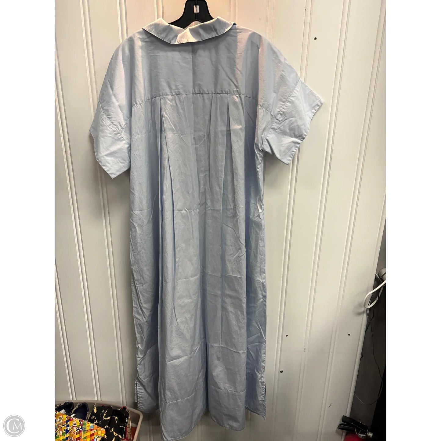 Dress Casual Maxi By Banana Republic In Blue, Size: Xl