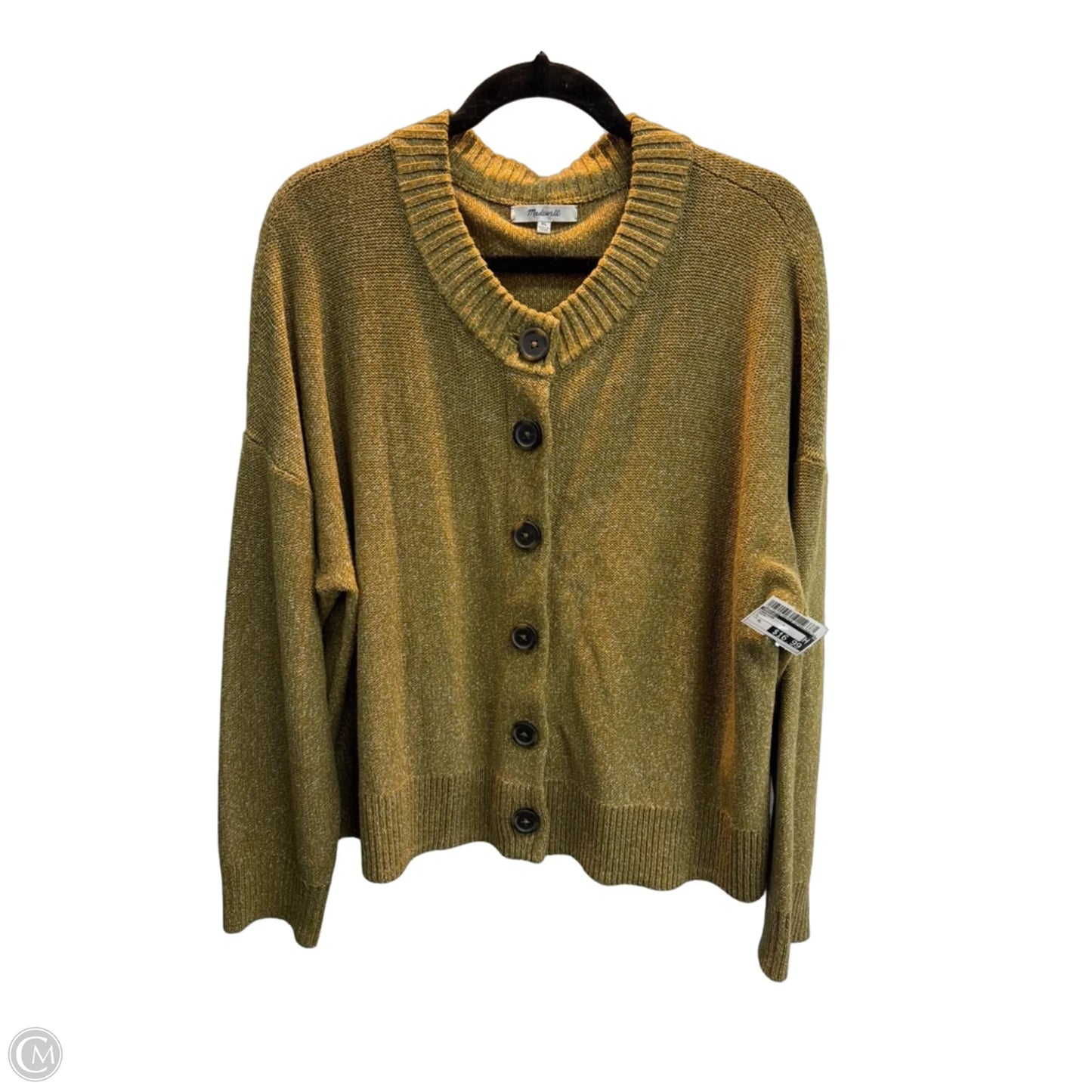 Cardigan By Madewell In Green, Size: Xl