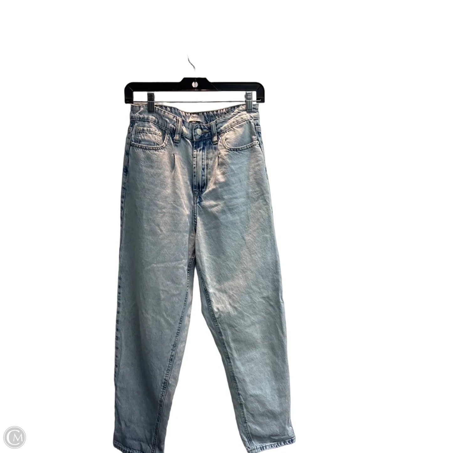 Jeans Straight By Oat In Blue, Size: 4