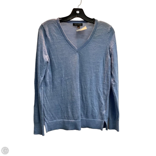 Top Long Sleeve By Banana Republic In Blue, Size: S