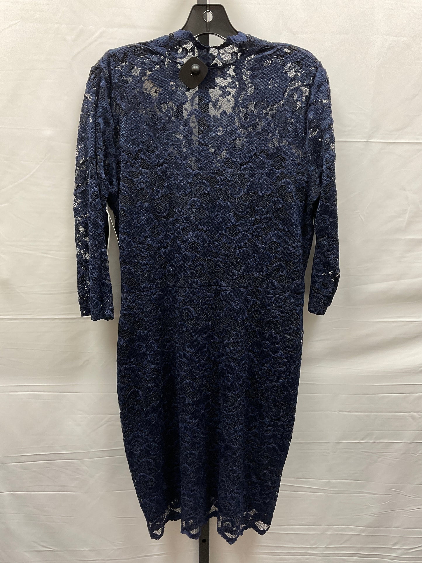 Navy Dress Casual Midi Karen Kane, Size L