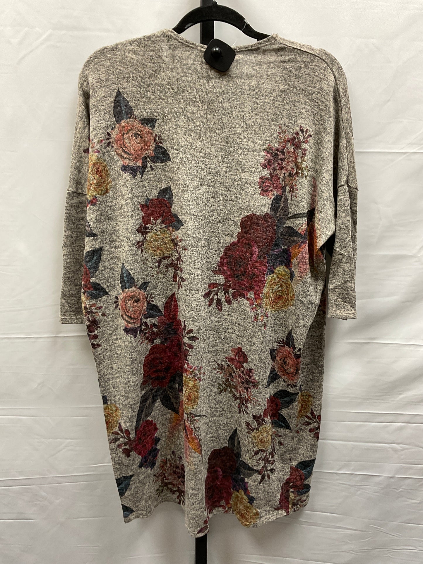 Floral Print Cardigan Clothes Mentor, Size S