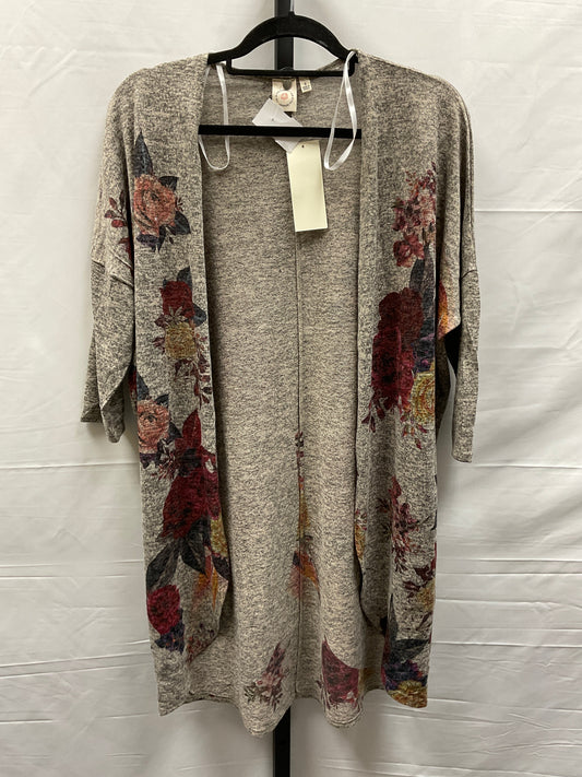 Floral Print Cardigan Clothes Mentor, Size S