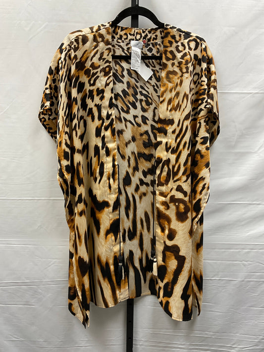 Animal Print Swimwear Cover-up Chicos, Size S