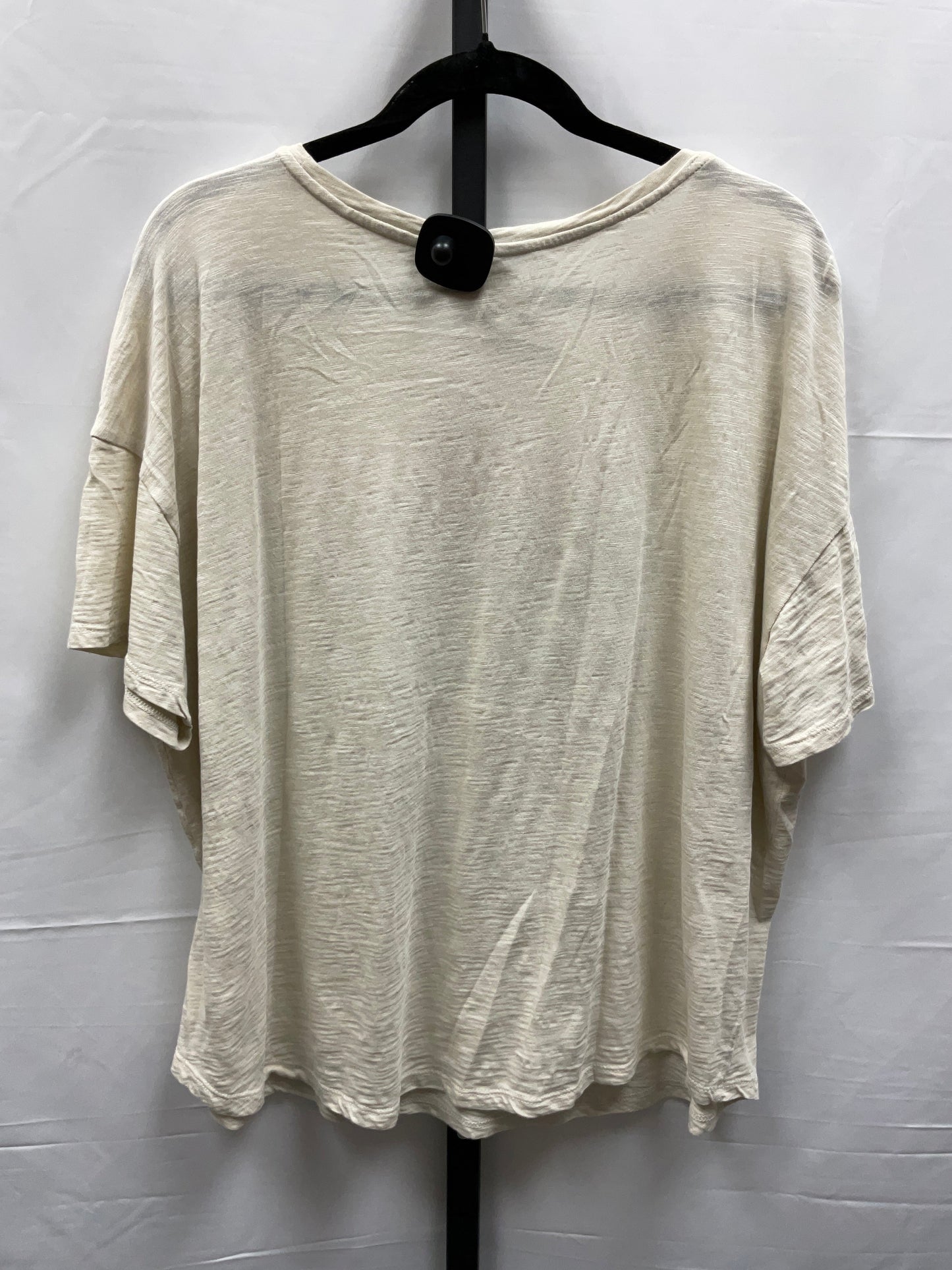 Cream Top Short Sleeve Old Navy, Size Xxl