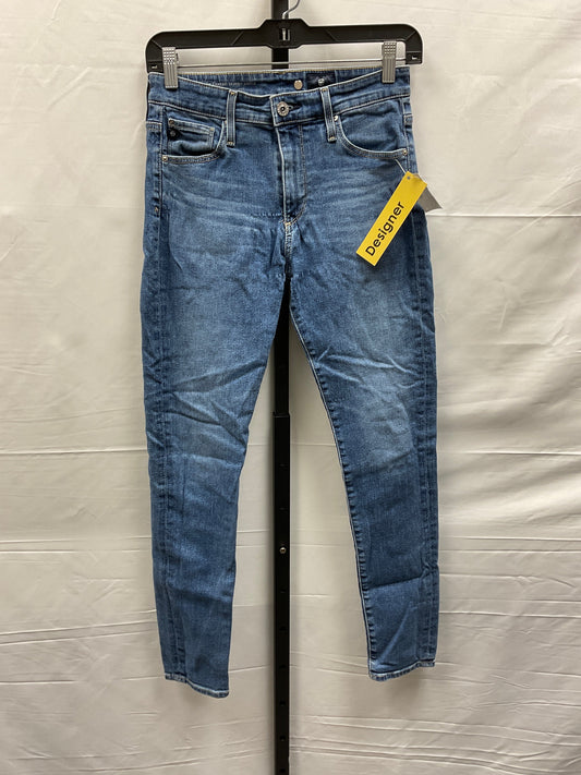 Blue Denim Jeans Designer Adriano Goldschmied, Size 2