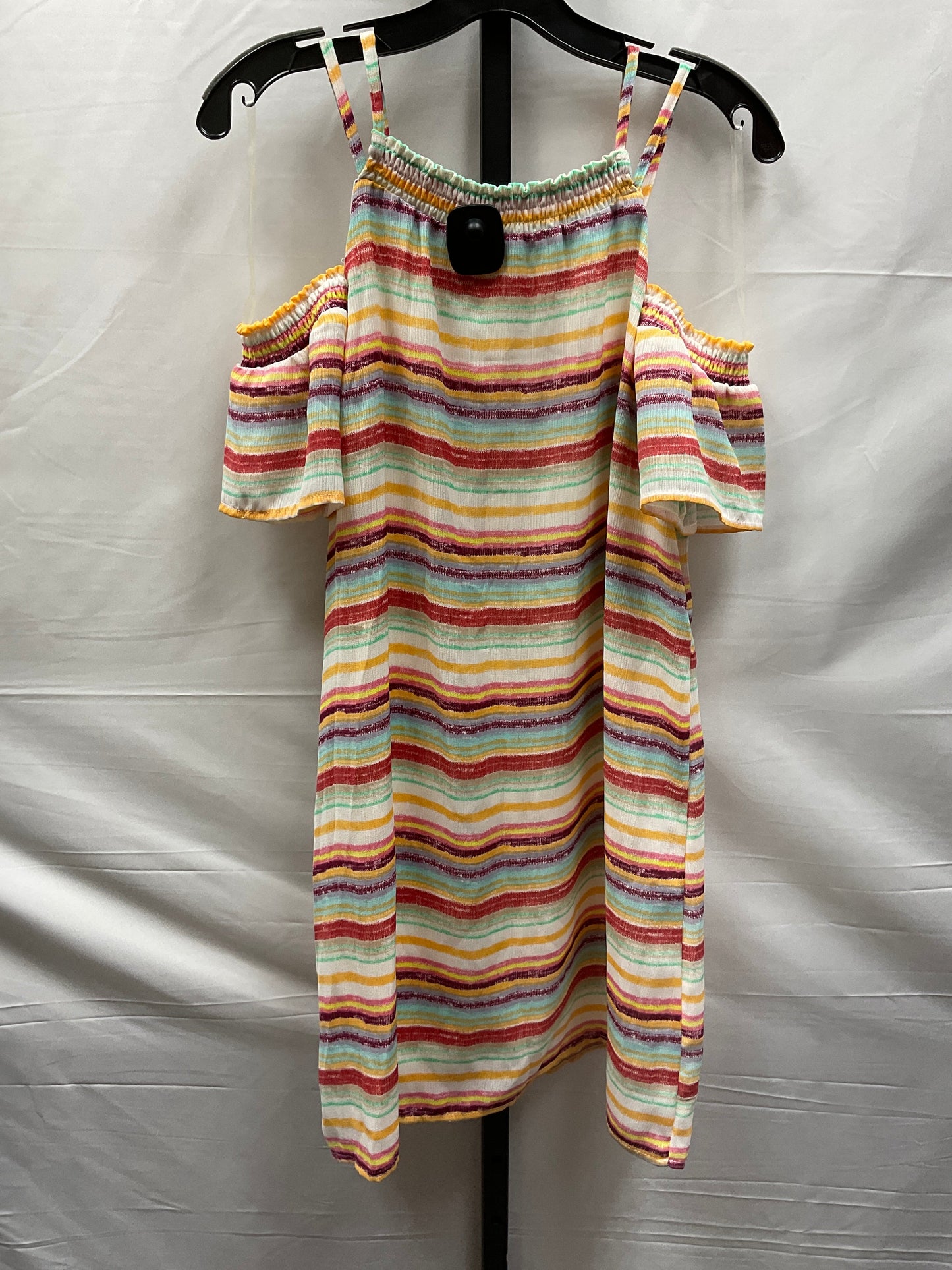 Multi-colored Dress Casual Midi Lily Rose, Size L