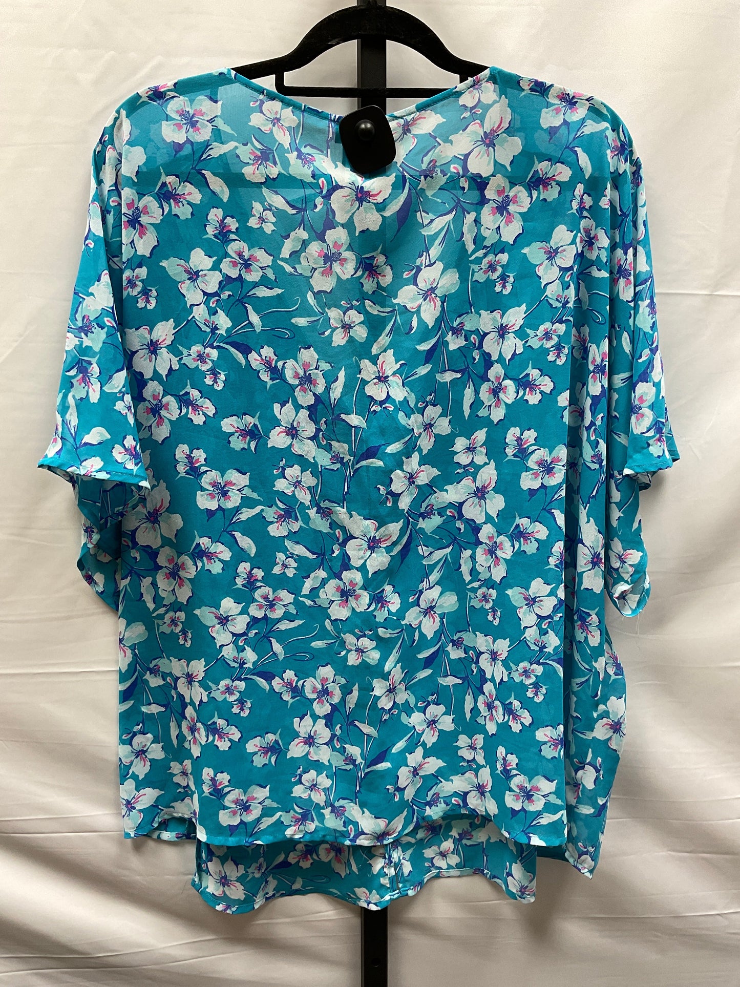 Floral Print Top Short Sleeve Torrid, Size 3x