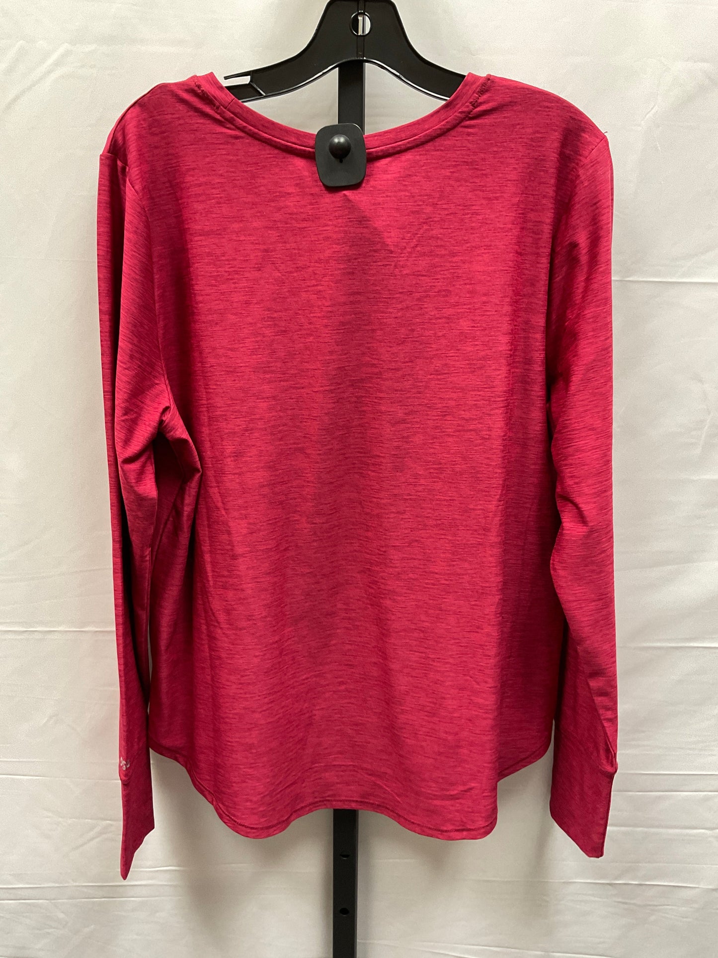 Red Athletic Top Long Sleeve Crewneck Dsg Outerwear, Size Xl