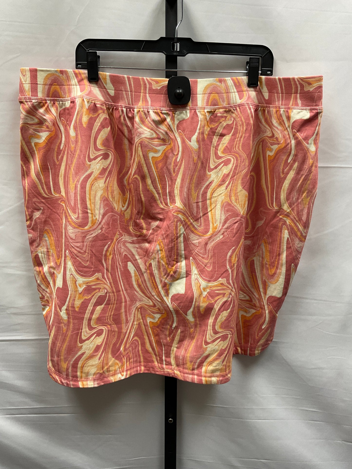 Pink & Tan Skort Cj Banks, Size 2x