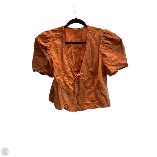 Top Short Sleeve By Levis In Orange, Size: Xxl