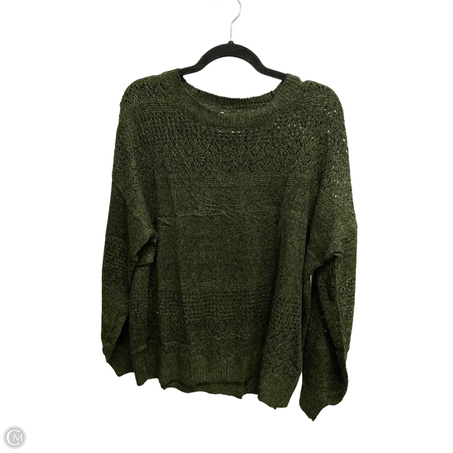 Sweater By Clothes Mentor In Green, Size: 2x