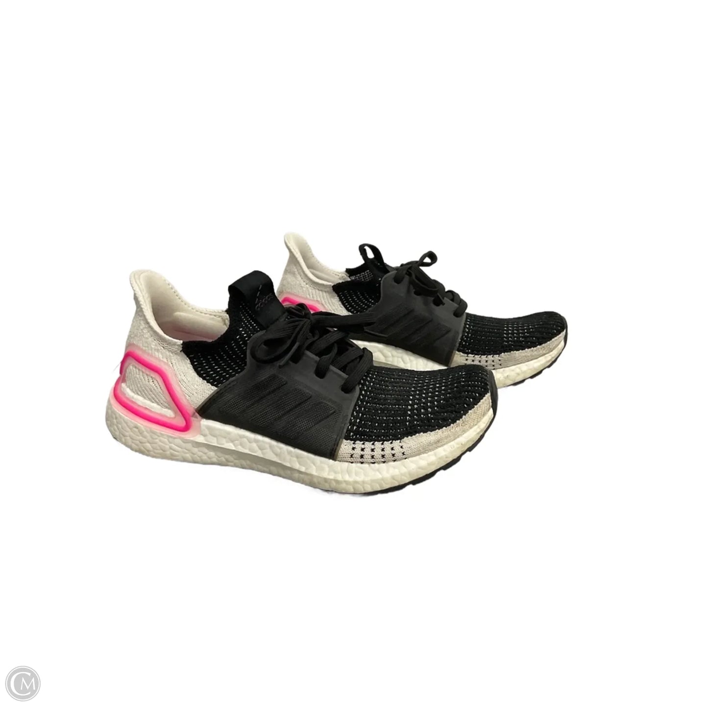 Shoes Athletic By ADIDAS In Black & Pink, Size: 7.5