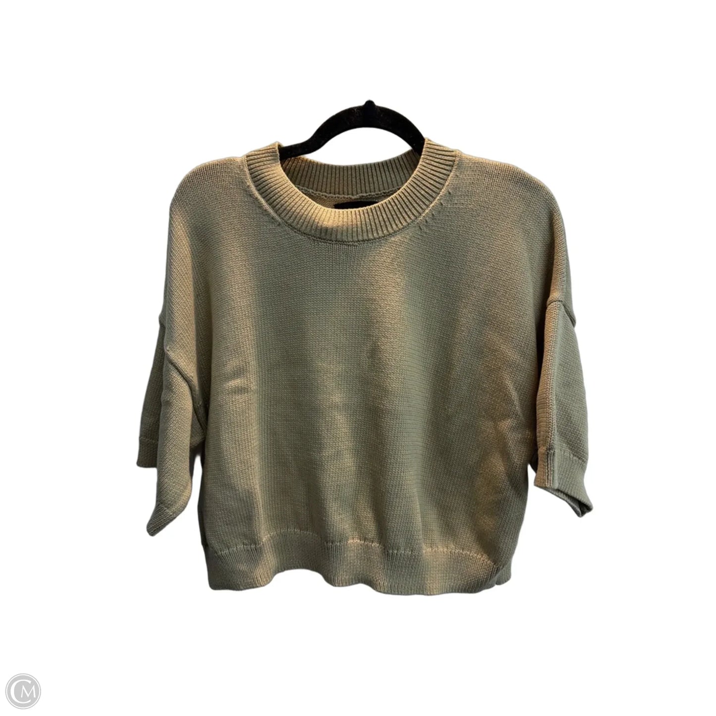 Sweater Short Sleeve By Banana Republic In Tan, Size: L