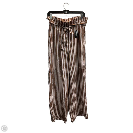 Pants Wide Leg By Express In Striped Pattern, Size: M